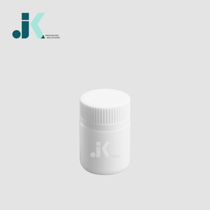 Precio barato de la fábrica de plástico de Vietnam HDPE Embalaje Tarro redondo 45ml CR Tapa Blanco buena calidad M0301 - Product Image 2