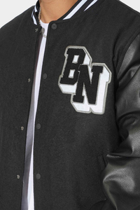 Confortable hiver hommes Letterman veste avant Logo imperméable respirant réversible haute qualité prix - Product Image 4
