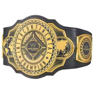 2025 Diseño personalizado WWE Campeonato Cinturones DE LUCHA Sialkot Pakistán 4mm Placas de zinc Correa de cuero World Heavyweight Belt - Product Image 6