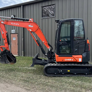 เครื่องขุดขนาดเล็ก kubotas U48-5 caba/ac/ ความร้อน; แขนขยาย; ใบมีดมุม; coupler/bucket อย่างรวดเร็ว - Product Image 5
