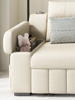 P3#2059 Benutzerfreundliches Dual-Use Schlafsofa Modern Multifunktional Dreisitzer Liegefunktion für Hotel Wohnzimmer Ausziehbar Klappbar