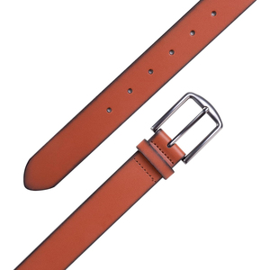 Costume d'affaires de luxe réglable en cuir véritable avec ceinture en acier pour hommes pour OEM de boucle du Pakistan - Product Image 4