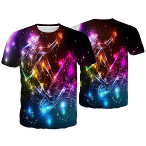 เสื้อยืดผู้ชายทำจากผ้าฝ้ายเฮฟวี่เวทและใยไผ่พิมพ์ลายซับลิเมชันสินค้าใหม่ - Product Image 6