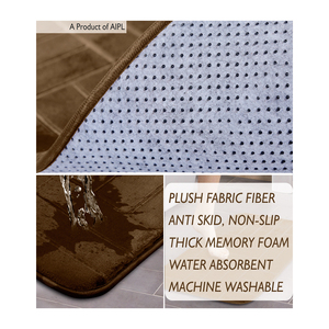 Luxury Bath <b>Rug</b> for Bathroom <b>Super</b> Water Absorption Anti Slip <b>Soft</b> Fluffy Shower Bath Mat Washable and Ultimate Comfort - Product Image 5