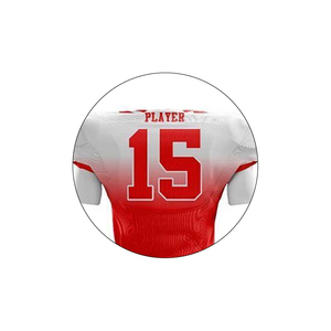 Nouveauté, uniforme de football américain personnalisable, respirant, manches courtes, 100% polyester, vente en gros - Product Image 4
