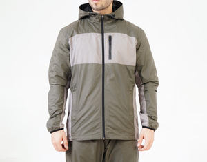 Top coton hommes vêtements sweats pull Streetwear survêtements Denim bouffée impression à capuche survêtement ensembles - Product Image 1