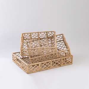 Handwoven Rectangle <b>Woven</b> <b>Baskets</b> - Product Image 2