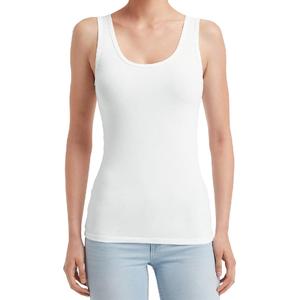 Débardeur sans couture personnalisé pour femmes en gros Débardeur en coton pour femmes avec logo personnalisé imprimé - Product Image 1