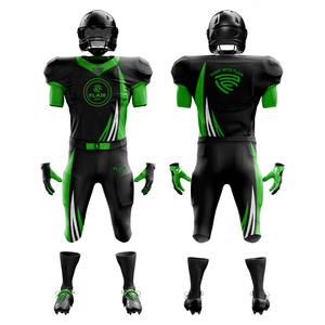 Uniforme de fútbol americano personalizado de la mejor calidad, camiseta transpirable de manga corta de talla grande, ropa de fútbol americano cosida - Product Image 2