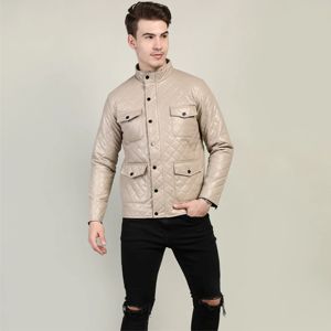 Veste en cuir véritable pour hommes de qualité supérieure Veste de motard de moto personnalisée avec fermeture à glissière et doublure intérieure - Product Image 1