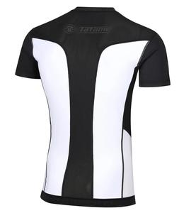 Camiseta Deportiva Negra para Hombre, Diseño Blanco, Impresión por Transferencia de Calor, Transpirable, Absorbe la Humedad, Protección UPF50, 100% Poliéster, Manga Corta - Product Image 6