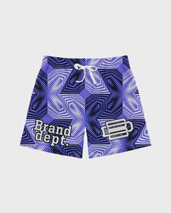 กางเกงขาสั้นผ้าฝ้ายพอดีตัวมีซับลิเมชันเข้ารูปสำหรับผู้ชายเสื้อผ้าเล่นกีฬาผ้าตาข่ายแบบสั่งตัดสำหรับฤดูร้อน - Product Image 5