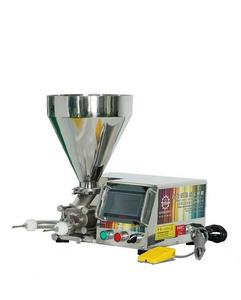 Bomba de engranajes MERAKI, máquina llenadora de líquidos de doble aguja totalmente automática para dosificador de pasteles en fábricas de snacks, 50 kg, China - Product Image 1