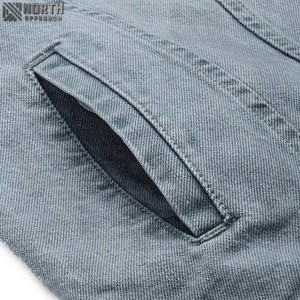 2025 nouveau Style tendance coupe ajustée décontracté veste en jean de haute qualité avec Logo avant vente chaude canard à la mode hommes - Product Image 5