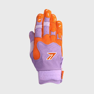 Guantes de Bateo de Béisbol Juveniles con Puño Largo, Guantes de Bateo de Cuero Duradero para Juegos Profesionales de Softbol, Proveedor de Guantes de Bateo - Product Image 4