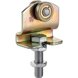 Galvanized Steel 100kg Capacity Yellow <b>Roller</b> Assembly for 400mm Profile - Product Image 1