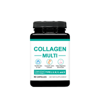Capsules de collagène OEM avec biotine (types I, II, III, V) pour l'éclat de la peau, la santé des cheveux et des ongles, et le soutien articulaire chez l'adulte