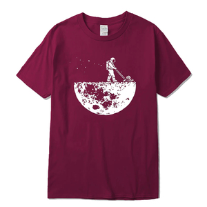 Bella เสื้อยืดผ้าใบคอตตอนสี100% ของผู้ชายดีไซน์แบบปักลายสีดำพิมพ์ลายพื้นพื้นสำหรับเล่นกีฬา - Product Image 5