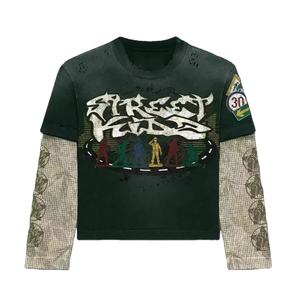 Conception personnalisée de haute qualité 100% coton à manches courtes Style tendance prix de gros t-shirt surdimensionné pour hommes - Product Image 1