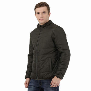 Latest Design Men's Black Color Puffer <b>Jackets</b> Zipper up Casual Wear Fashion Winter <b>Quilted</b> Puffer <b>Jackets</b> Coat with Logo - Product Image 1