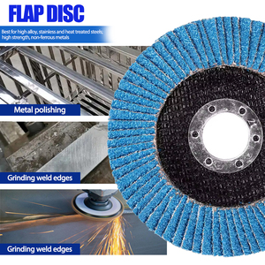 Disque à lamelles en oxyde d'aluminium 115 mm, grain 40-120, pour <span class=keywords><strong>polissage</strong></span> de l'acier inoxydable, fabrication chinoise, vente en gros usine, offre spéciale - Product Image 2