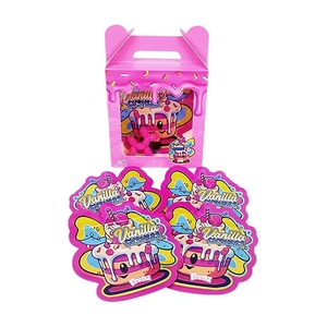 En stock – Sacs Mylar 3,5 g de forme spéciale avec boîte et porte-clés, sacs Mylar anti-odeur à fermeture éclair avec jouets - Product Image 4