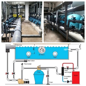 Conjunto Completo de Equipos para <span class=keywords><strong>Piscina</strong></span>: Clorador, Limpiador, Filtro de Arena, Bomba, Revestimiento de PVC, Salida de Agua, Escalera, Luces, Residencial - Product Image 6