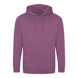 Sweatshirts à capuche zippés unis pour hommes adultes Sweatshirts à capuche respirants pour adultes avec un design et une taille personnalisés - Product Image 1