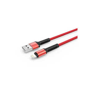 Cable USB Lightning Netzy LS63 Rojo, Alta Calidad, Importado, Garantía de 2 Años - Product Image 1