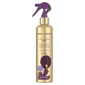 Crema para Despertar el Rizo Serie Oro, Nutritiva y Suavizante para Cabello Rizado/Fino, con Aceite de Argán, 8.4 Fl Oz - Product Image 3