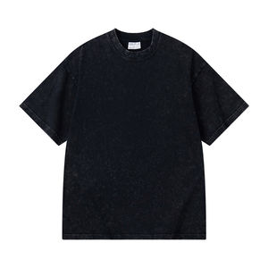 Tee <b>Shirts</b> Heavy 100% Cotton Embossed Knitted T <b>Shirt</b> Regular Size Pour Hommes Custom T-<b>shirts</b> With Logo - Product Image 5
