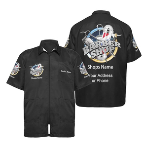 Uniforme Profesional de Barbero Diseñado para Comodidad y Durabilidad con Tela de Alta Calidad para Uso en Barbería y Salón - Product Image 4