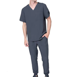 Venta caliente de los hombres de nuevo estilo médico Scrub Trajes Nueva llegada Poliéster Diseños de moda Uniformes de hospital - Product Image 1