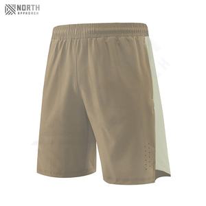Pantalones Cortos Deportivos para Hombre, Diseño de Malla Transpirable, Bolsillos, Patrón Sólido, Material de Algodón y Elastano, Servicio OEM, Adultos - Product Image 2