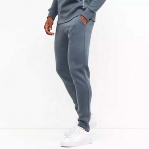 Chándal de algodón de alta calidad con logotipo personalizado para hombre, chándal ajustado de dos piezas, pantalones de chándal y sudadera con capucha, 2022 - Product Image 3