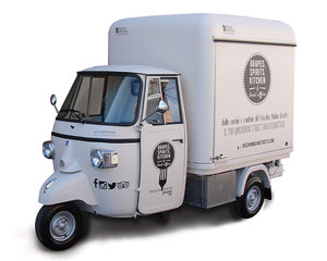Triciclo Eléctrico para Comida, Carrito Móvil de Catering, Furgoneta de Comida Callejera de Tres Ruedas para Café, Pizza, Tacos, Helados, Snacks y Hot Dogs - Product Image 5
