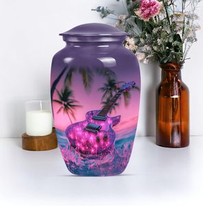 <b>Guitar</b> Urn for Ashes Adult Male Ashes for Women Human Ashes Cremation Memorial Urn for Mom Funeral Burial Urn Custom Size - Product Image 2