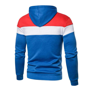 Nouveau sweat à capuche d'hiver à fermeture éclair de haute qualité pour hommes et tissu polaire en coton polyester 100% teint uni - Product Image 2