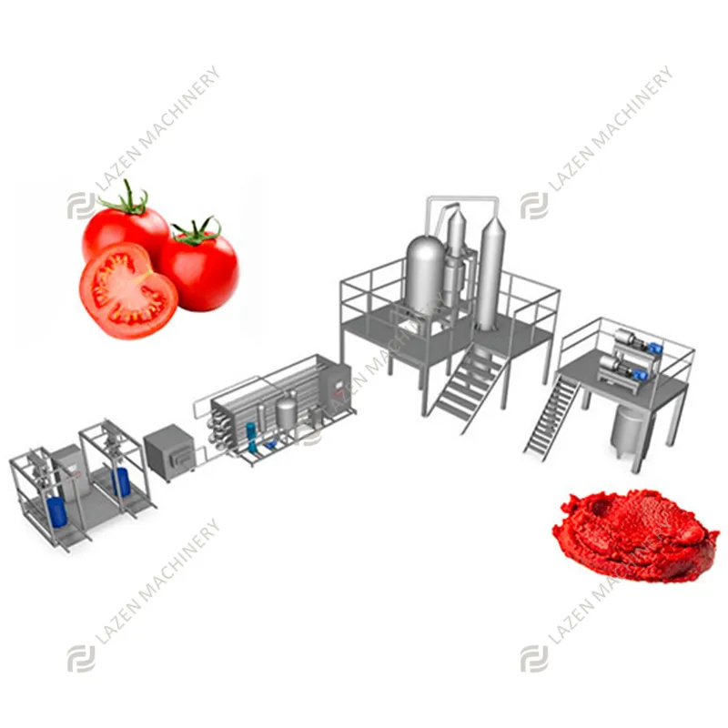 High Efficiency Tomato Paste Tomato Sauce And Ketchup Production Processing Line Tomato Paste Making Machine