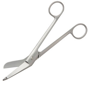 Mini 3 1/2 "Tijeras de vendaje de acero inoxidable Instrumento quirúrgico y de primeros auxilios OEM personalizado - Product Image 3