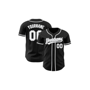 OEM <b>Custom</b> Heat-Transfer Printed Adult Button Baseball Jersey Breathable <b>Softball</b> <b>Uniform</b> Plus Size Feature Anti-Bacterial - Product Image 2