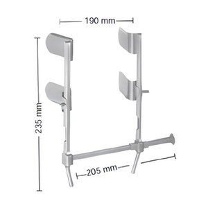 Retractor Abdominal Berkeley de Acero Inoxidable de Primera Calidad, Herramienta Quirúrgica Autoestática de Alta Calidad para Uso Hospitalario - Product Image 6