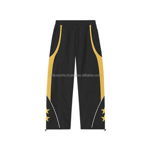 Pantalones casuales para correr, pantalones Cargo, nueva moda, cintura con cordón, bolsillo con cremallera, nailon, rompevientos para hombre, pantalones lavados para hombre - Product Image 6