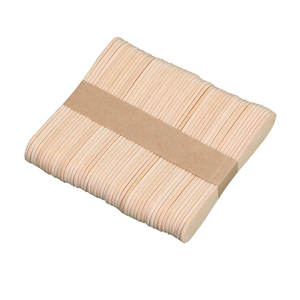 Good Quality Disposable Wooden <b>Ice</b> <b>Cream</b> Stick Craft Custom Popsicle Sticks - Product Image 4