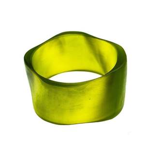 Brazalete de resina de color completo y FNSH, brazalete de apertura de acrílico de resina de tamaño pequeño para mujeres y niñas, pulsera exquisita transparente, joyería de muñeca - Product Image 4