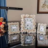 Cadre photo en métal fait main, élégant et très demandé, à poser sur table ou à accrocher au mur, idéal pour les anniversaires, Noël et autres occasions.