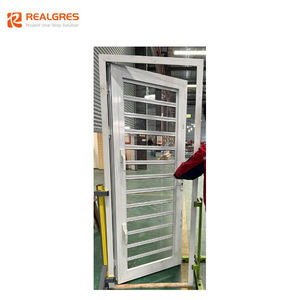 Realgres Australia Marco de aluminio Persiana de vidrio Ventana Exterior Persianas decorativas Ventilación Puerta abatible para casa - Product Image 2