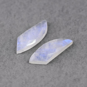 1 par de piedras preciosas sueltas de arcoíris de 8x20mm, Pendientes colgantes hechos a mano de Plata de Ley 925, joyería de moda Manaufacaters - Product Image 3