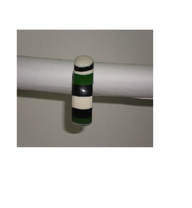 Bracelets noirs et blancs de résine de vente chaude pour des parties et le mariage - Product Image 1