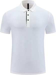 Camisas de Golf para Hombre de Alta Calidad, 100% Algodón, Tejido de Punto, Diseño Sólido, Manga Larga, Casual, Secado Rápido, Personalizable - Product Image 2
